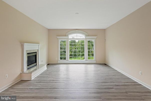 Empty room, Fireplace, Interior, Wood Texture Flooring