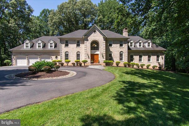 Attached, Backyard, Detached Garage, Exterior, Facade, Brick Facade, French Provincial