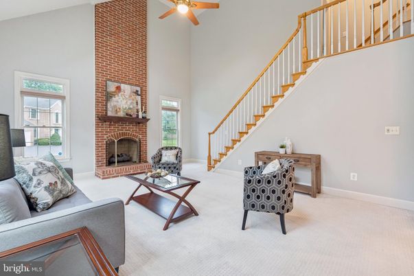 Fireplace, Interior, Living room, Stone Walls