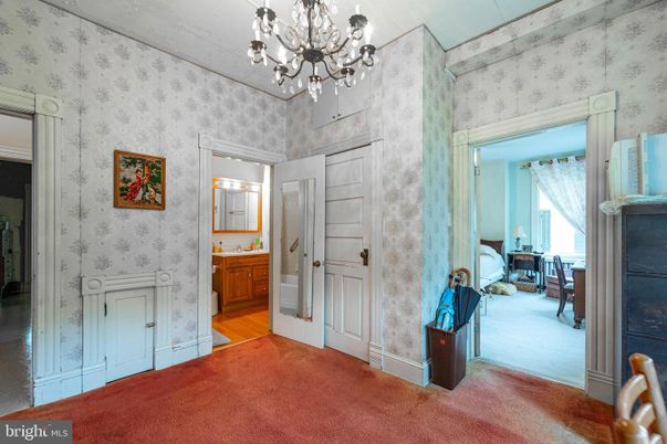 Bathroom, Chandelier, Interior