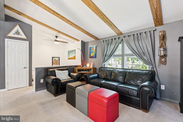 Interior, Living room, Wooden Beams
