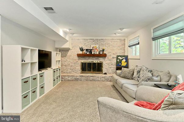 Fireplace, Interior, Living room, Stone Walls