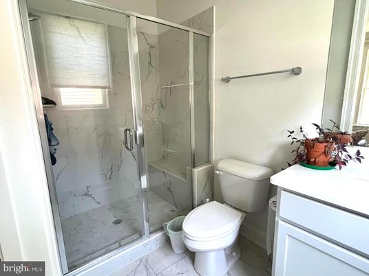 Bathroom, Glass Shower, Interior, Marble, Marble Walls