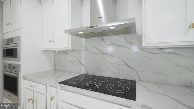 Interior, Kitchen, Marble Walls