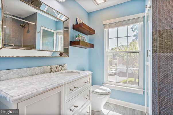 Bathroom, Interior, Wood Texture Flooring