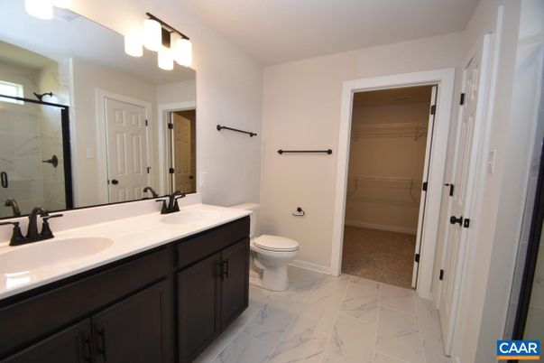 Bathroom, Dual Sink Vanities, Interior, Marble, Walk-in Closets