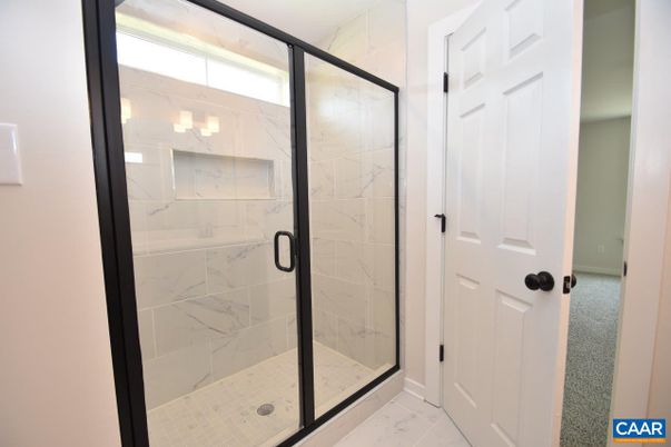 Bathroom, Glass Shower, Interior, Marble, Marble Walls