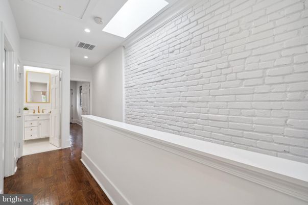 Interior, Recessed Lighting, Stone Walls, Wood Texture Flooring