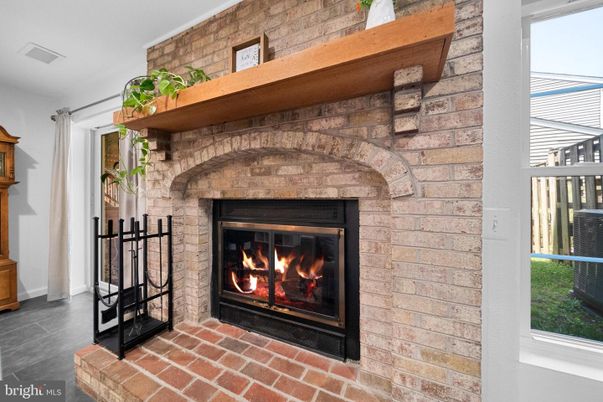 Fireplace, Interior, Stone Walls