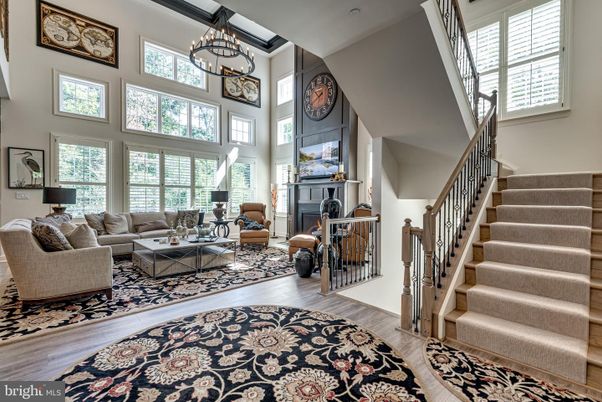 Chandelier, Fireplace, Interior, Living room, Wood Texture Flooring
