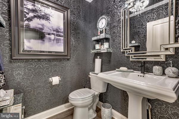 Bathroom, Interior, Wood Texture Flooring