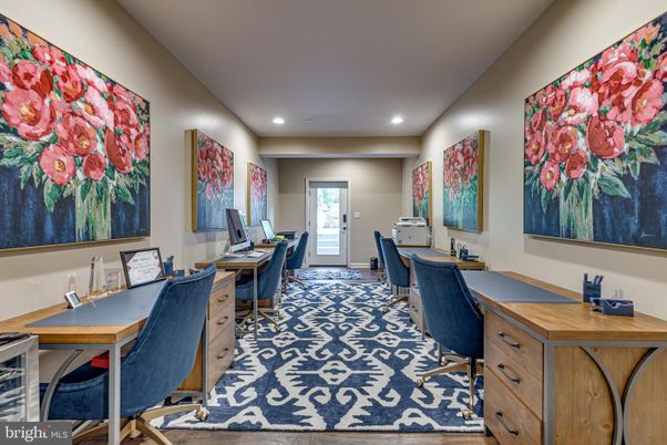 Home Office, Interior, Recessed Lighting