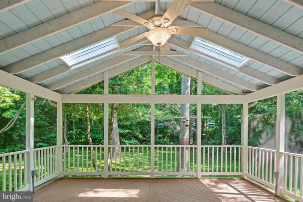 Interior, Sun Room, Wooden Beams, Wood Texture Flooring