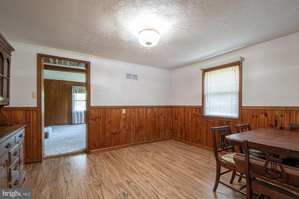 Dining room, Interior, Wood Texture Flooring