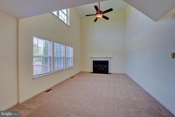 Empty room, Fireplace, Interior