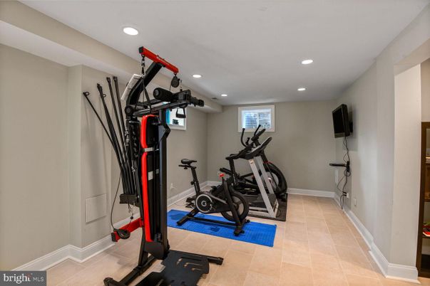 Fitness Equipment, Interior, Recessed Lighting