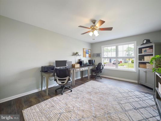 Home Office, Interior, Wood Texture Flooring