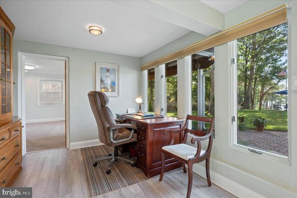 Home Office, Interior, Wood Texture Flooring