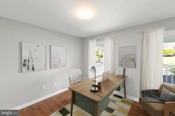 Home Office, Interior, Wood Texture Flooring