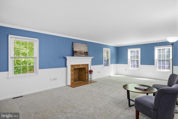 Empty room, Fireplace, Interior