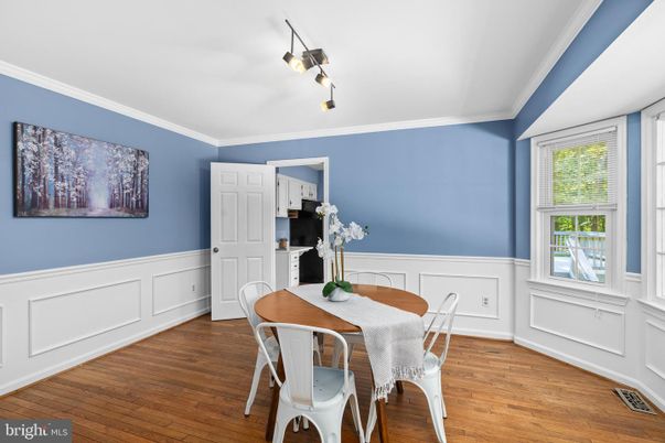 Dining room, Interior, Wood Texture Flooring