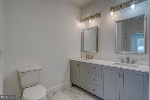 Bathroom, Dual Sink Vanities, Interior, Marble