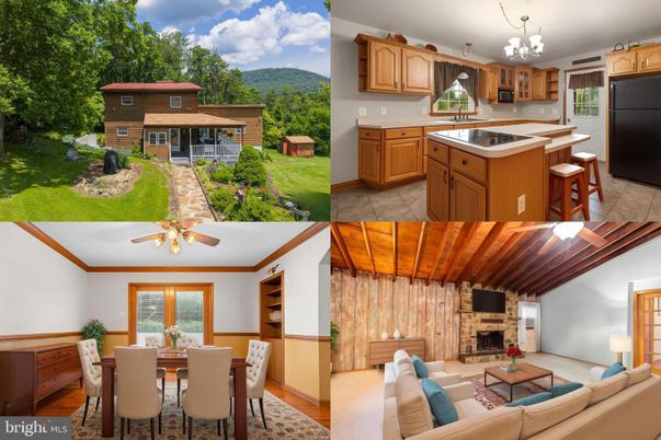 Dining room, Fireplace, Interior, Kitchen, Living room