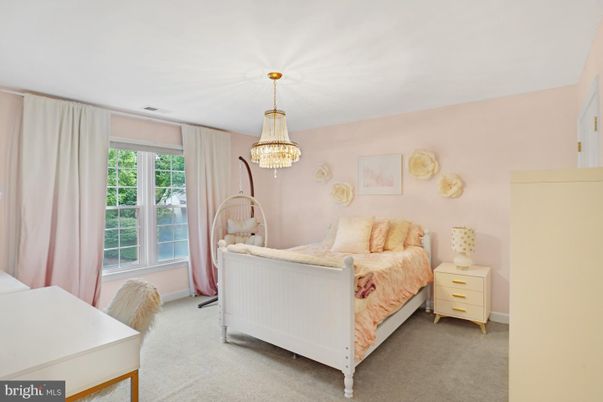 Bedroom, Chandelier, Interior