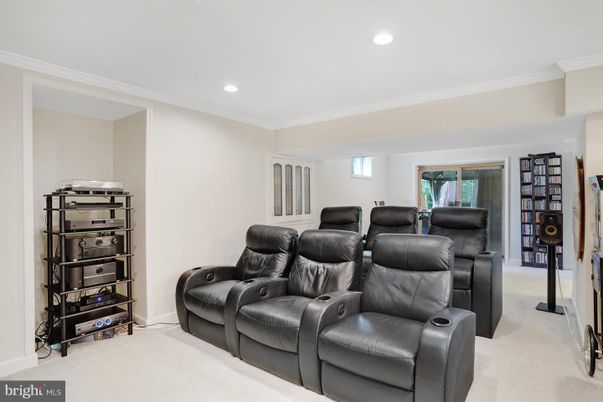 Home Theatre Room, Interior, Recessed Lighting, Theatre Room
