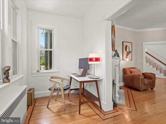 Home Office, Interior, Wood Texture Flooring