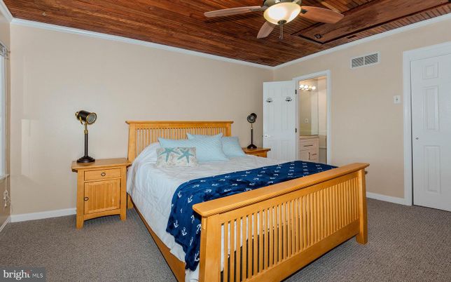 Bedroom, Interior, Wooden Ceilings
