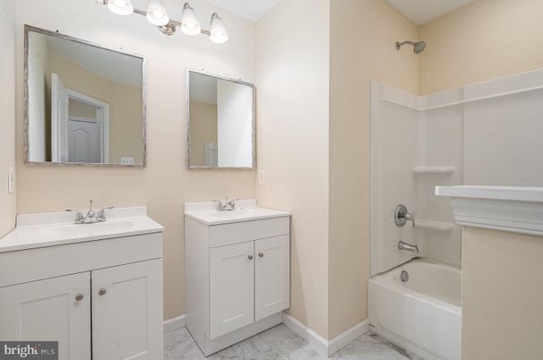 Bathroom, Dual Sink Vanities, Interior, Marble