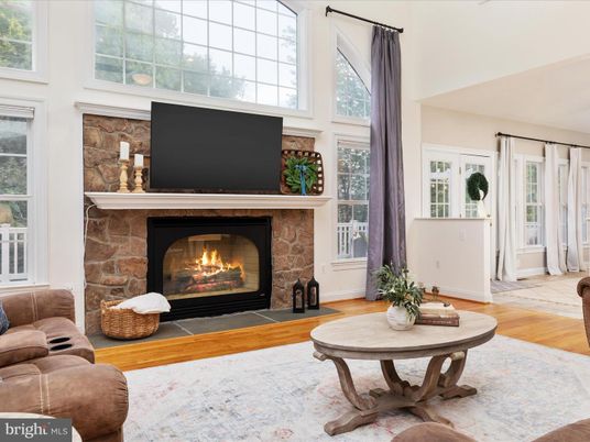 Fireplace, Interior, Wood Texture Flooring