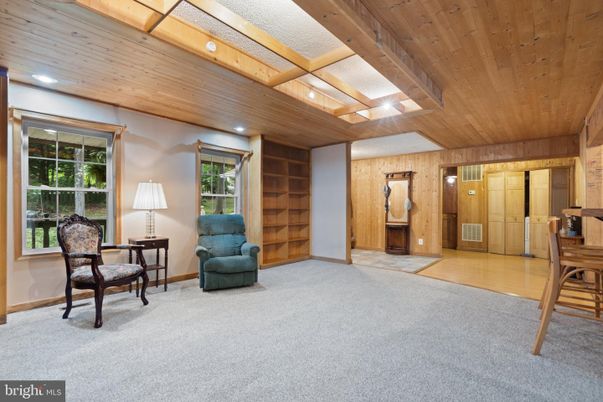 Interior, Recessed Lighting, Wooden Ceilings, Wood Texture Flooring, Wooden Walls