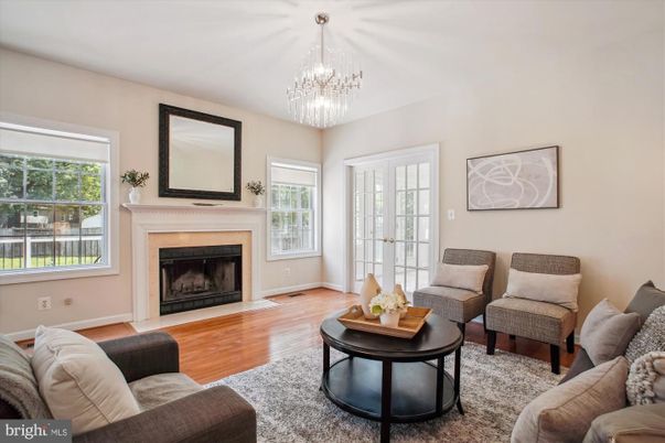 Chandelier, Fireplace, Interior, Living room, Wood Texture Flooring