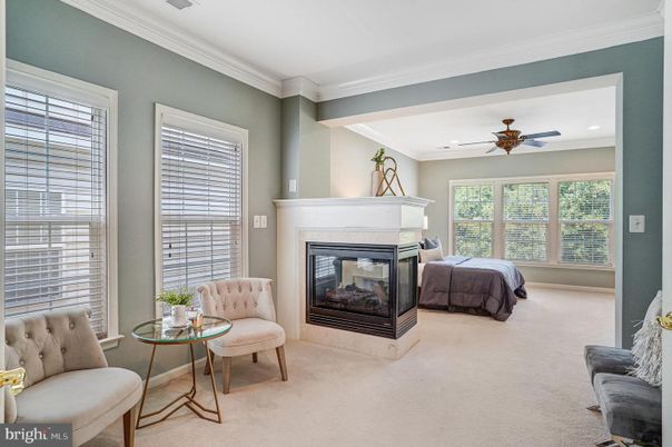 Bedroom, Fireplace, Interior, Recessed Lighting