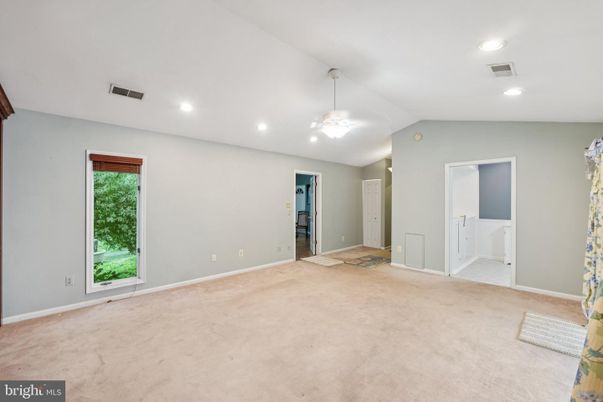 Empty room, Interior, Recessed Lighting
