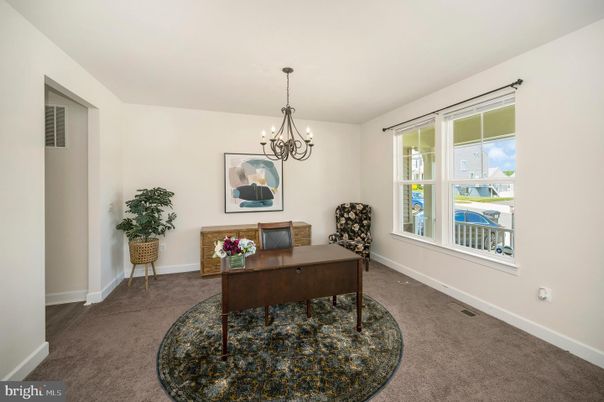 Chandelier, Home Office, Interior