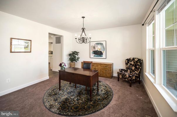 Chandelier, Home Office, Interior