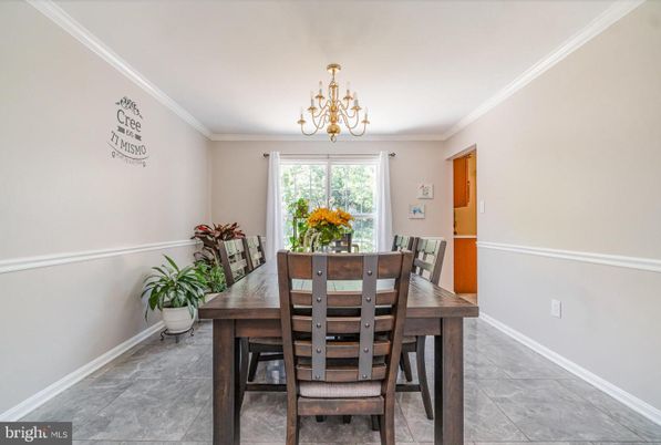 Chandelier, Dining room, Interior