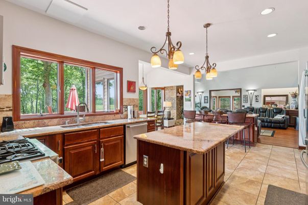 Interior, Kitchen, Living room, Pendant Lights, Recessed Lighting