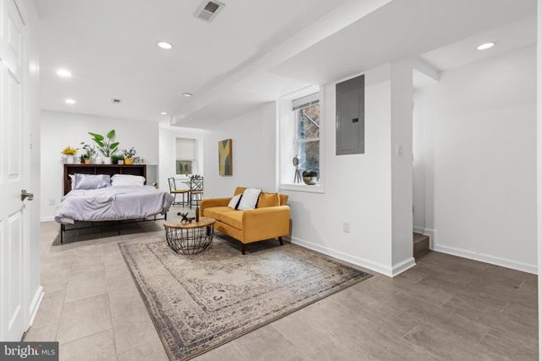 Bedroom, Interior, Recessed Lighting