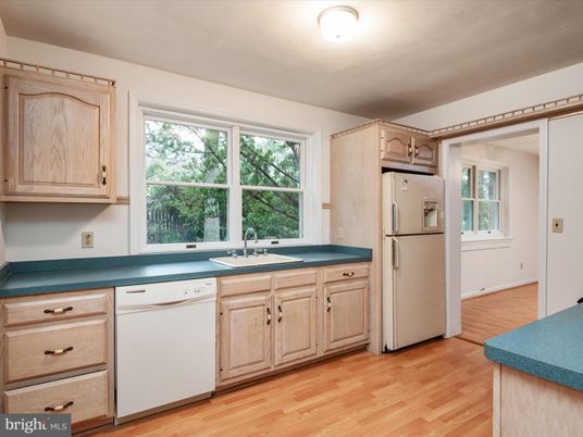Interior, Kitchen, Wood Texture Flooring