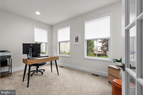 Home Office, Interior, Recessed Lighting