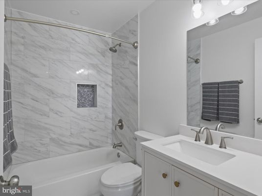Bathroom, Interior, Marble Walls