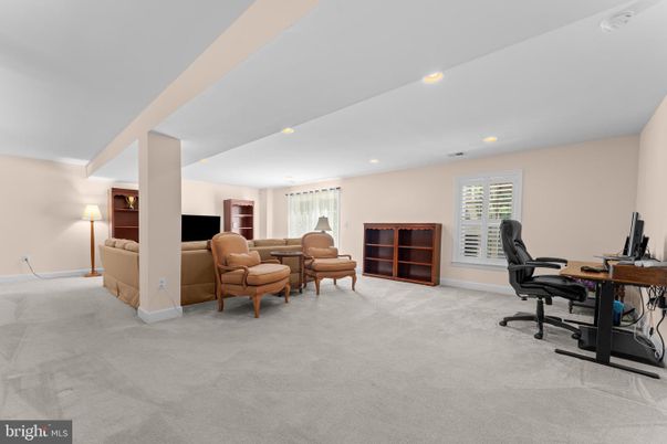Home Office, Interior, Living room, Recessed Lighting