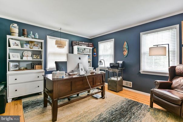 Home Office, Interior, Wood Texture Flooring