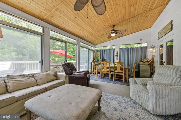 Dining room, Interior, Living room, Sun Room, Wooden Ceilings