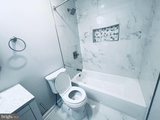 Bathroom, Interior, Marble Walls
