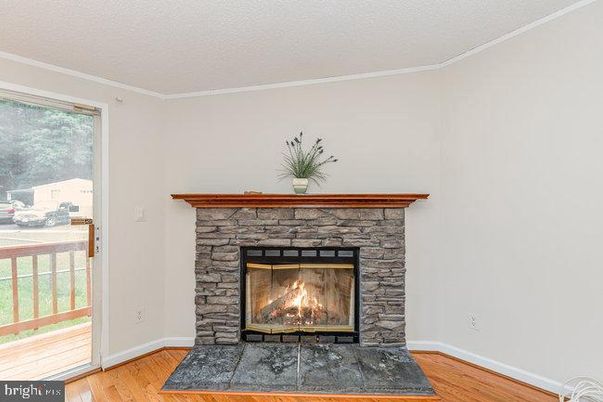 Fireplace, Interior, Wood Texture Flooring